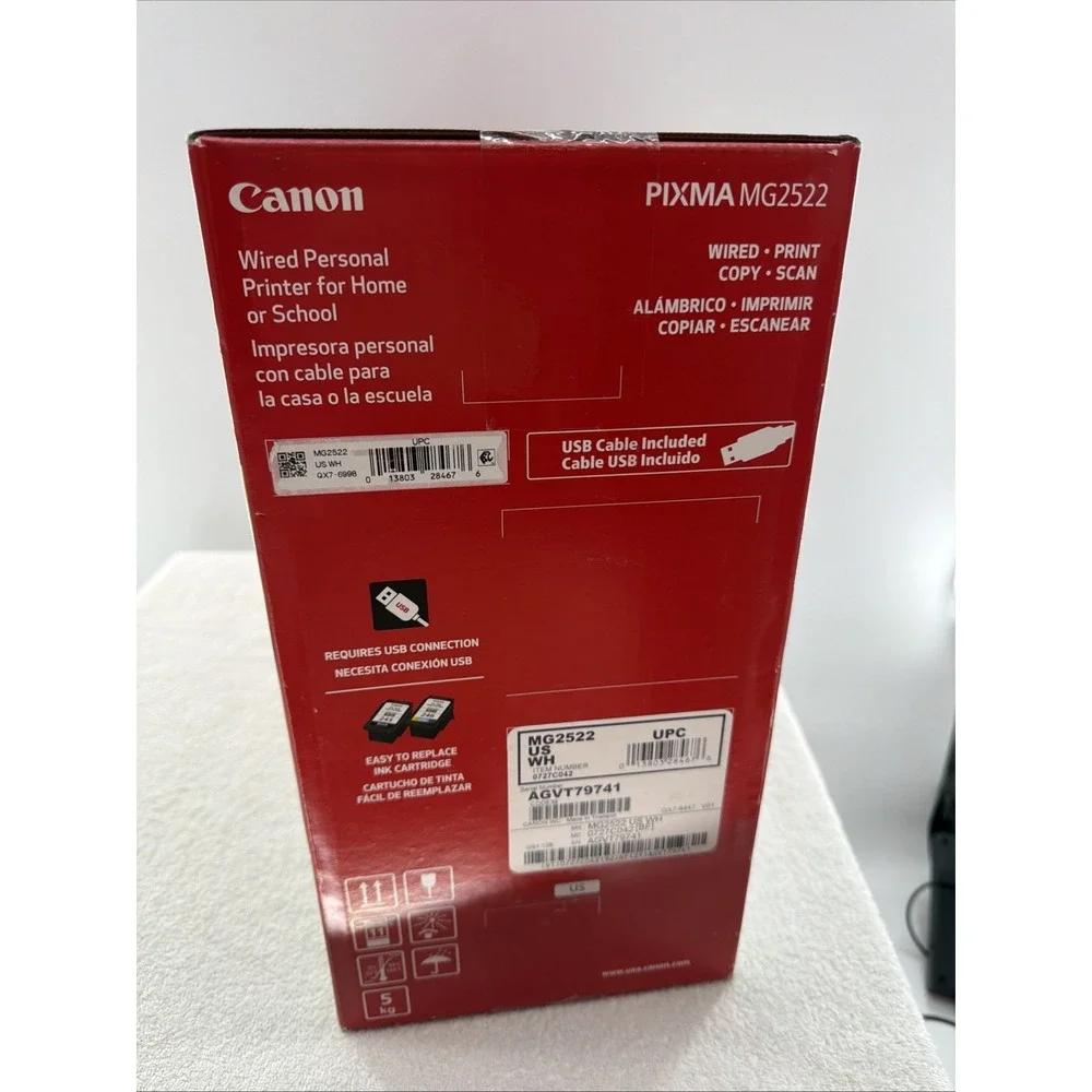 New Canon Pixma MG2522 All-in-One Inkjet Printer Scanner and Copier Sealed